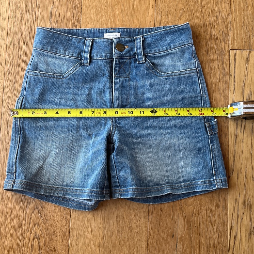 Classic Blue Denim Jean Shorts - Women's